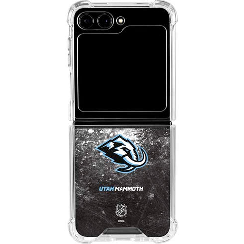 NHL Utah Mammoth Ice Frost Galaxy Z Flip6 Clear Case